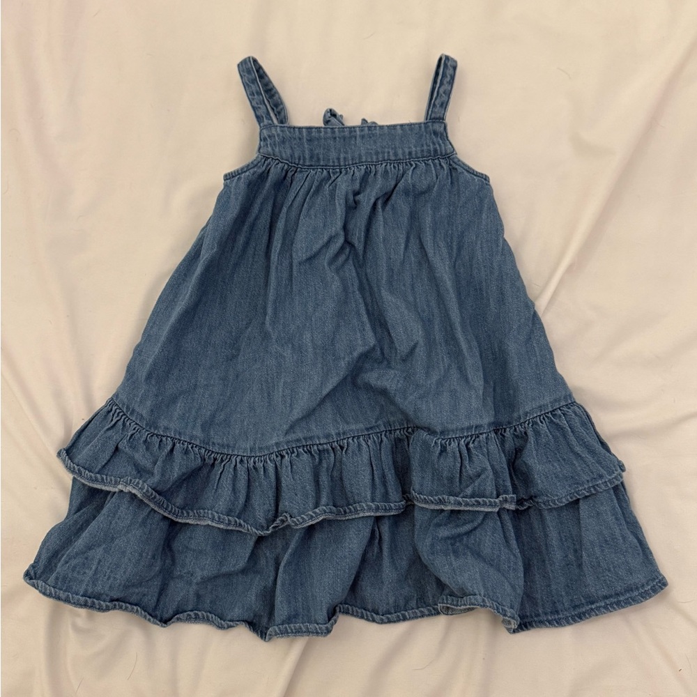 Old Navy Blue Tiered Ruffle Sundress